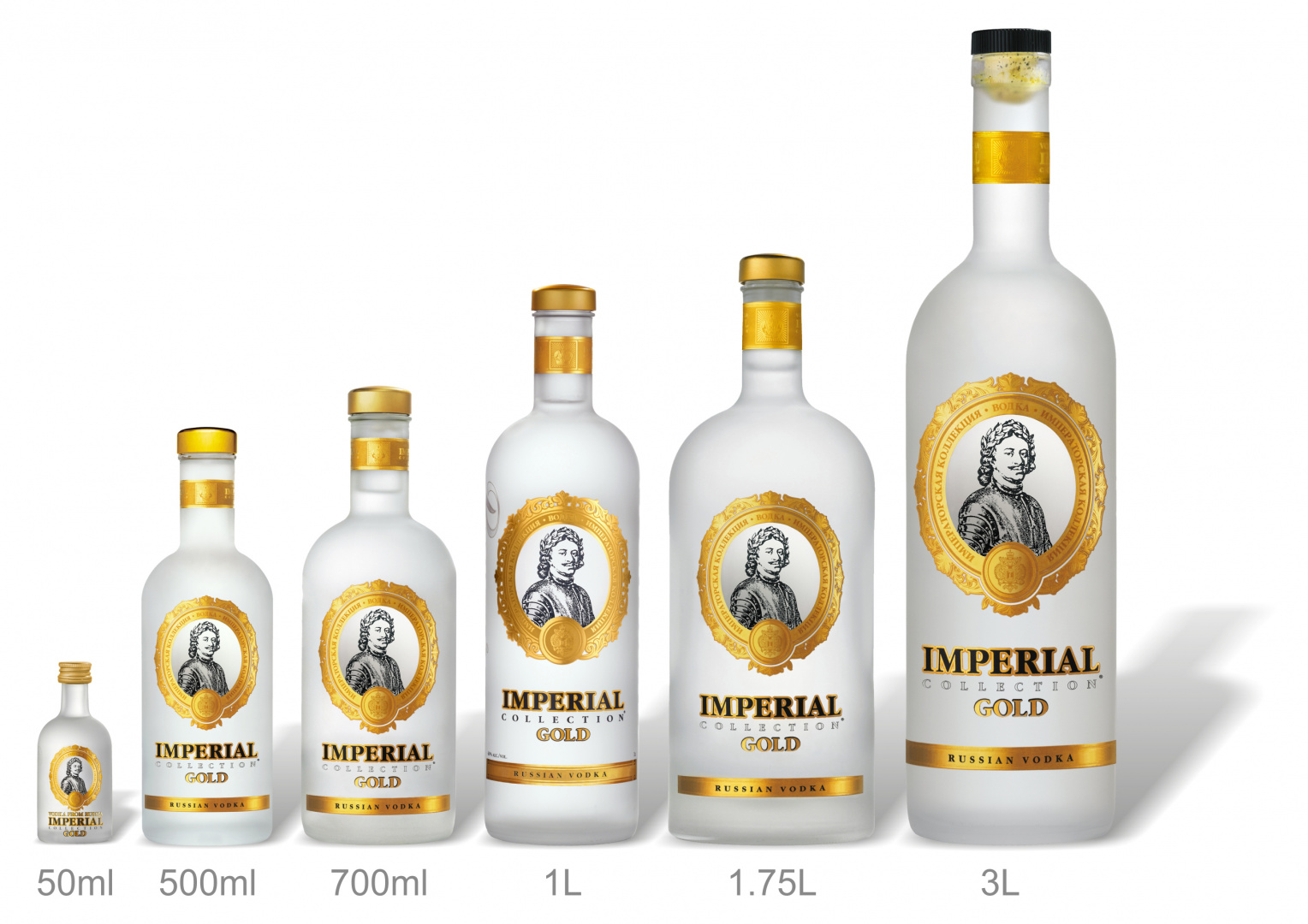 Vodka impérial collection gold 50cl - Vodka Russe - Oeuf de Fabergé  spécialiste des Produits Russe d' exception.