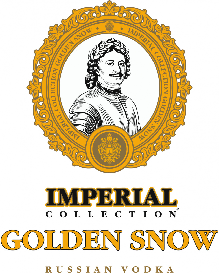Vodka Imperial Collection Golden Snow Logo